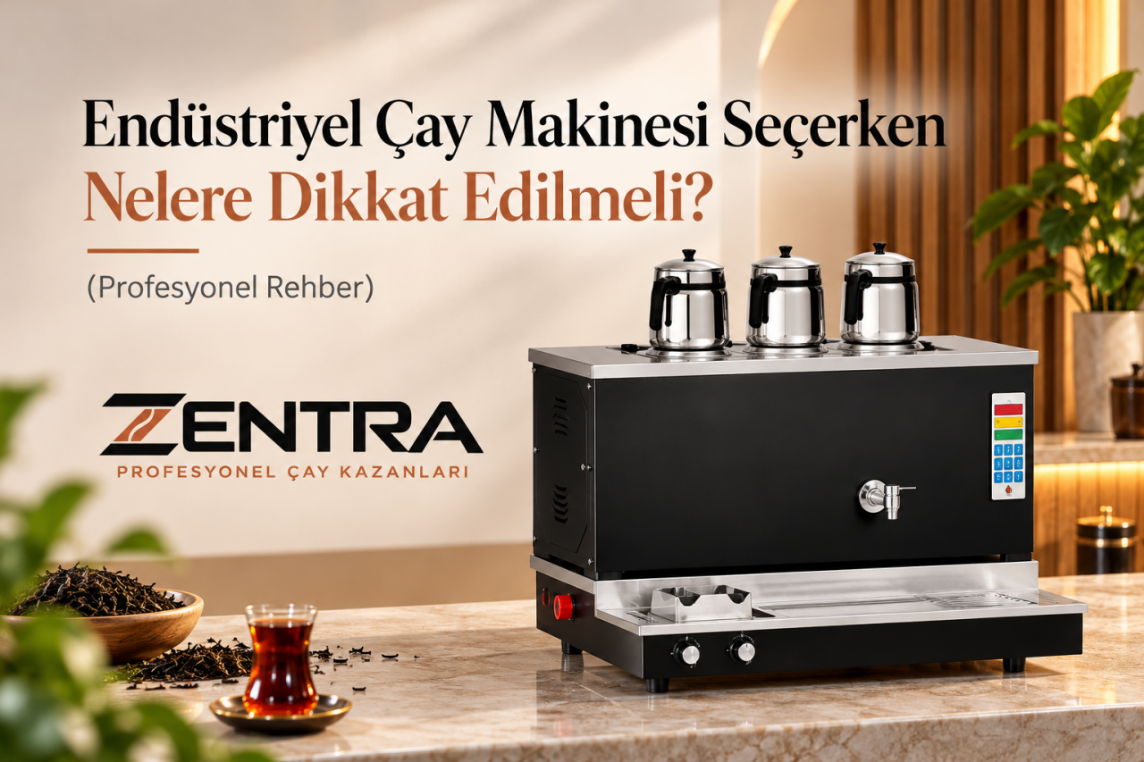 Endüstriyel Çay Makinesi Seçerken Nelere Dikkat Edilmeli? (Profesyonel Rehber)