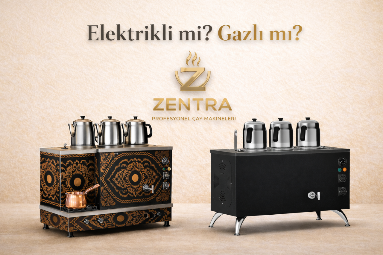 Elektrikli mi Gazlı mı? Endüstriyel Çay Makinesi