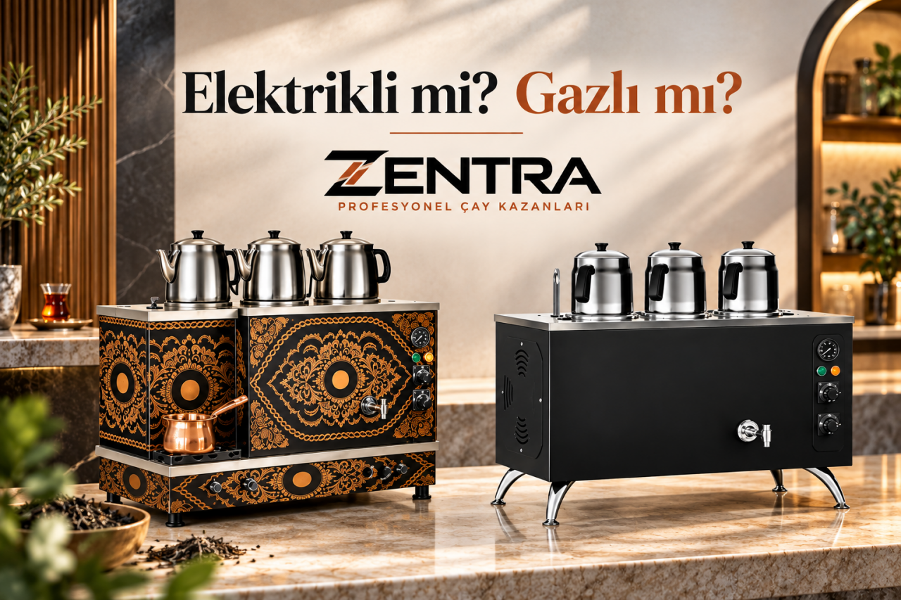 Elektrikli mi Gazlı mı? Endüstriyel Çay Makinesi