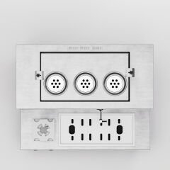 3 Demlikli Elektrostatik Boyalı Akıllı Çay Kazanı / Plus Model / Smart/ Hibrit  (BPPO-S3)