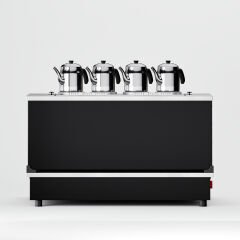 4 Demlikli Elektrostatik Boyalı Akıllı Çay Kazanı / Plus Model / Smart/ Hibrit (BPPO-S4)