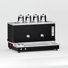 4 Demlikli Elektrostatik Boyalı Akıllı Çay Kazanı / Plus Model / Smart/ Hibrit (BPPO-S4)
