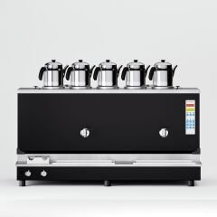 5 Demlikli Elektrostatik Boyalı Akıllı Çay Kazanı / Plus Model / Smart/ Hibrit (BPPO-S5)