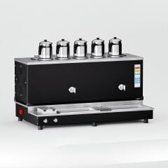 5 Demlikli Elektrostatik Boyalı Akıllı Çay Kazanı / Plus Model / Smart/ Hibrit (BPPO-S5)
