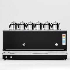 Zentra Black Pro Plus Akıllı S6 Çay Makinesi / Hibrit Enerji, Dijital Zaman Programlı Kontrol (BPPO-S6)