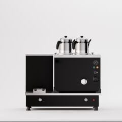 Zentra Statik Turbo Hibrit Çay Makinesi / Profesyonel Kullanım, Çift Enerji Esnekliği (STFO2)