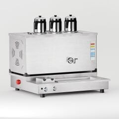 3 Demlikli Paslanmaz Akıllı Çay Kazanı / Plus Model / Smart/ Hibrit (İPPO-S3)
