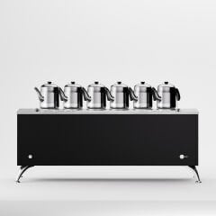 6 Demlikli Elektrostatik Boyalı Elektrikli Çay Kazanı / Kompakt Model / Elektrikli (BPE-6)