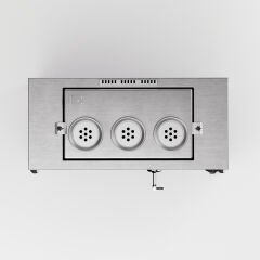3 Demlikli Elektrostatik Boyalı Elektrikli Çay Kazanı / Kompakt Model / Elektrikli (BPE-3)