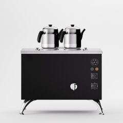 Zentra Black Pro Compact Elektrikli Çay Makinesi / Kompakt Tasarım, Profesyonel Kullanım(BPE-2)