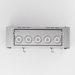 5 Demlikli Elektrostatik Boyalı Gazlı Elektrikli Çay Kazanı / Kompakt Model / Hibrit (BPKO-5)