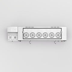 6 Demlikli Elektrostatik Boyalı Gazlı Elektrikli Çay Kazanı / Turbo Model / Hibrit (STFO6)