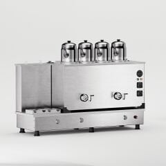 Zentra İnox Turbo Hibrit Çay Makinesi / Profesyonel Kullanım, Çift Enerji Esnekliği (İTFO4)